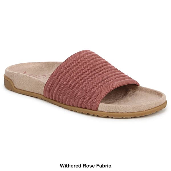 Womens Vionic&#174; Ellie Compression Knit Slide Sandals