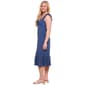 Juniors Derek Heart Airflow Ruffle Strap Front Slit Midi Dress - image 2