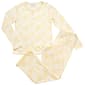 Womens Elizabeth & Nicole Long Sleeve Antique Floral Pajama Set - image 2