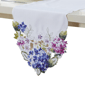 Threadmade Spring Hydrangea Floral Cutwork Table Runner - image 1