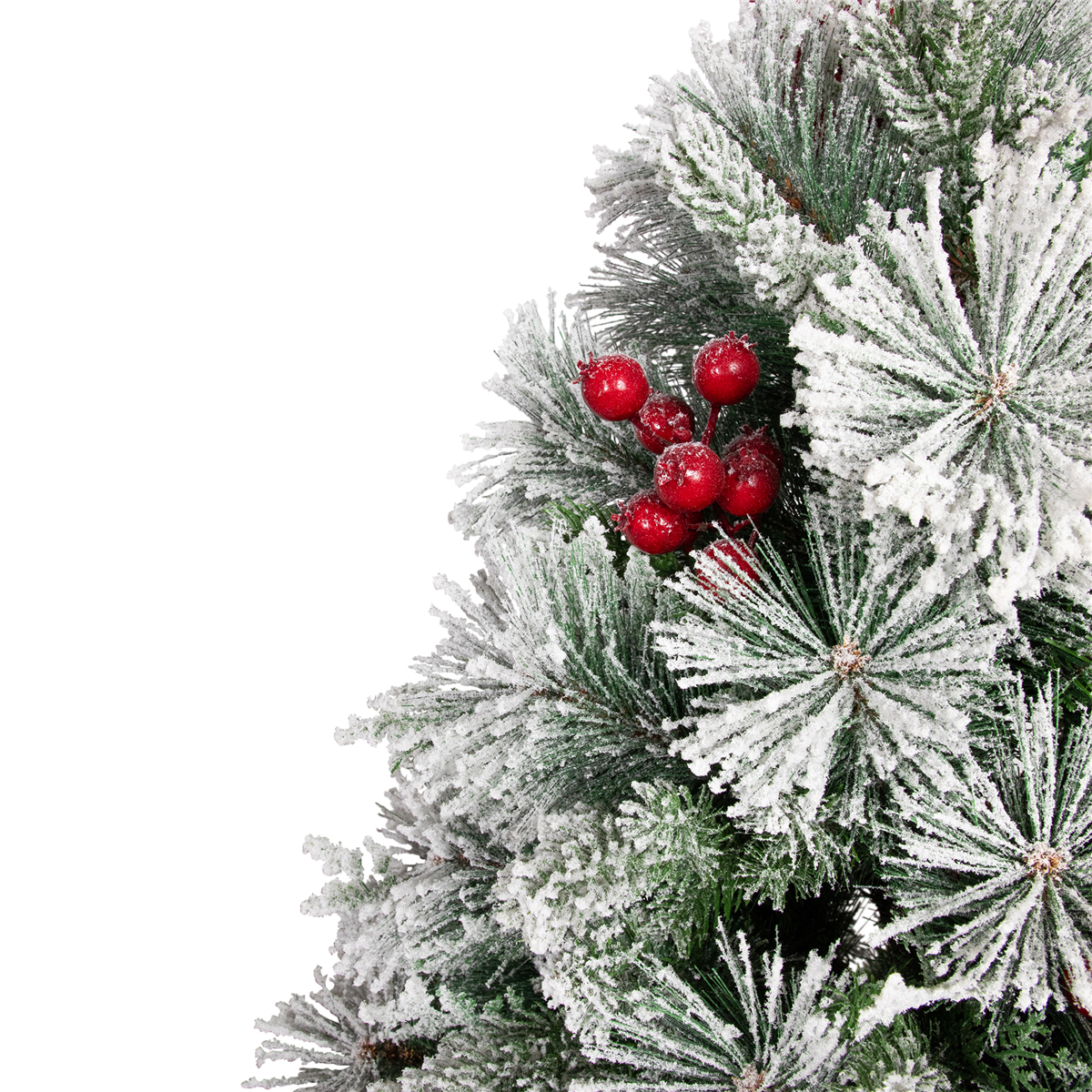 Northlight Real Touch™ 5ft. Full Flocked Spruce Christmas Tree