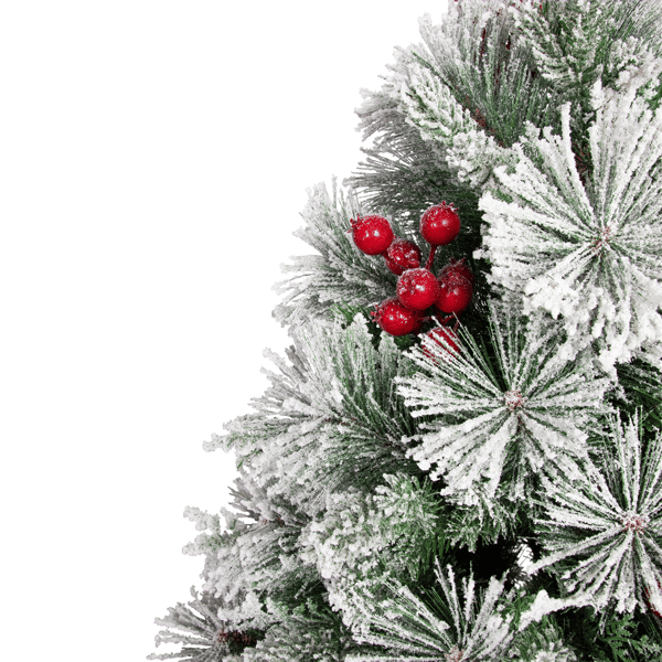 Northlight Real Touch™ 5ft. Full Flocked Spruce Christmas Tree