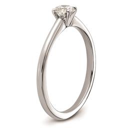 Pure Fire 14kt. White Gold Solitaire Lab Grown Diamond Ring