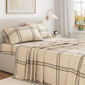 Freshfolds Plaid Flannel Wide Plaid Sheet Set - image 5