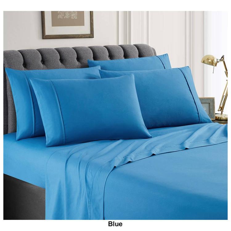 Spirit Linen Home™ Solid Microfiber Bonus Sheet Set