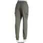 Juniors Pink Rose Woven Cargo Pocket Joggers - image 2