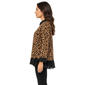 Womens Zac & Rachel Long Sleeve Two in One Leopard Blouse - image 3