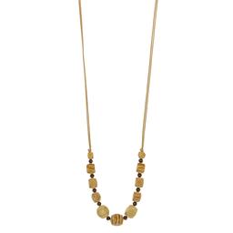 Ashley Cooper(tm) Gold-Tone Natural Multi-Bead Long Necklace