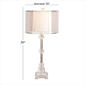 9th & Pike® Silver Metal Glam Table Lamp - image 4