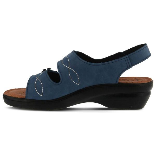 Womens Flexus&#174; By Spring Step Ceri Wedge Sandals - Blue