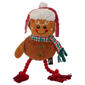 Bow Wow Pet Xmas Rope Leg Gingerbread Man Pet Toy - image 1