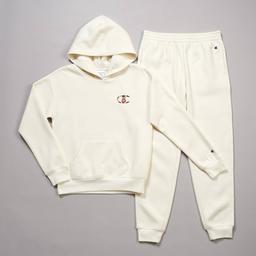 Girls (7-16) Champion® Leopard Logo Hoodie & Jogger Set