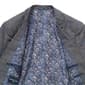 Mens Paisley & Gray Plaid Peak Jacket - Blue Black - image 4