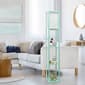 Simple Designs Floor Lamp Organizer Storage Shelf w/2 USB Ports - image 10