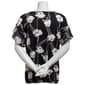 Womens Sara Michelle Flutter Sleeve Cold Shoulder Floral Blouse - image 2