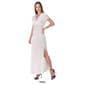 Womens 24/7 Comfort Apparel Side Slit Empire Waist Dress - image 5