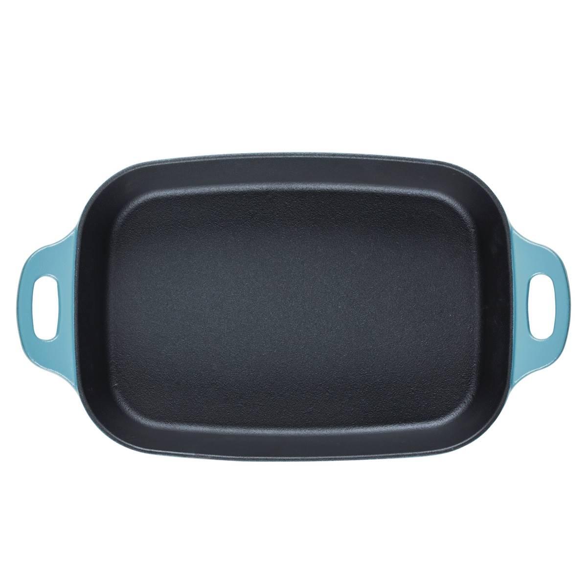 Rachael Ray Premium RUST-RESISTANT™ Cast Iron Roasting Pan-9-Inch