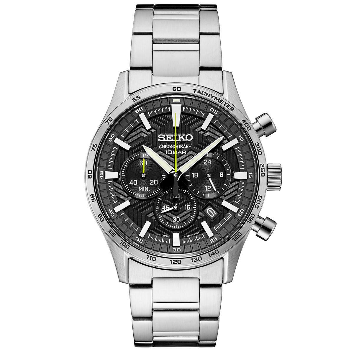 Mens Seiko Essentials Quartz Chronograph Watch - SSB413