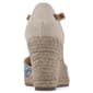 Womens White Mountain Mamba Floral Espadrille Wedge Sandals - image 3