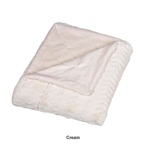 Swift Home Cozy Faux Fur Embossed Blanket