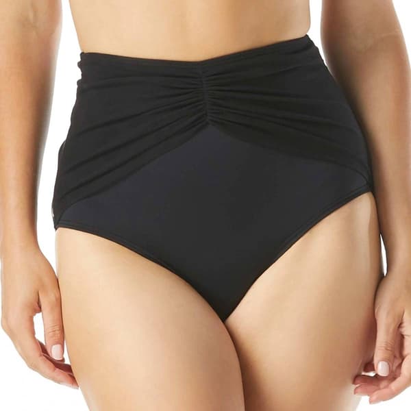 Womens CoCo Reef Diva High Waist Solid Brief Swim Bottoms - image 
