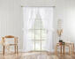 Roma Ruffled Priscilla Curtains - White - image 1