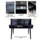 Casual Contemporary Living Solid Acacia Desk w/ Charging Station - image 4