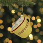 Northlight 4in. Glittered Cappucino Glass Christmas Ornament - image 2