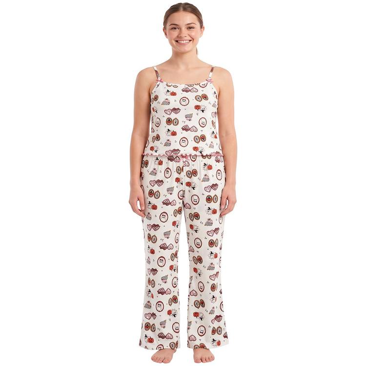Juniors Derek Heart Haunted Lockets Tank Top & Pants Pajama Set