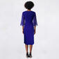 Petite Connected Apparel 3/4 Sleeve Side Ruched Sheath Dress - image 3