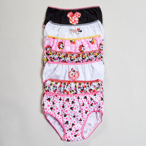 Girls Disney 7pk. Minnie Mouse Underwear - image 