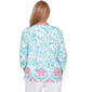 Womens Alfred Dunner Classics 3/4 Sleeve Scroll Floral Blouse - image 2