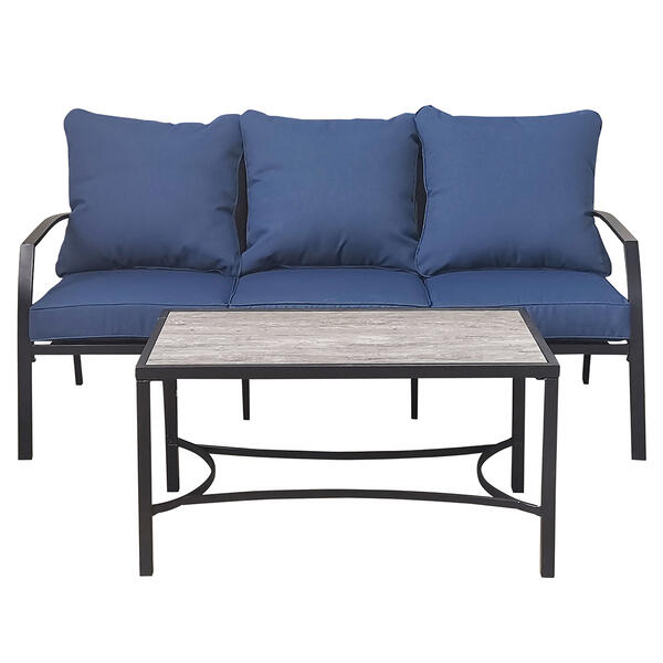 Blue Horizon Sofa & Coffee Table Set - image 