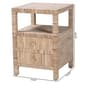 bali & pari Paine Bohemian Woven Grasscloth Nightstand - image 11