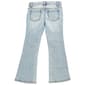 Girls (4-6x) Squeeze Flare Jeans w/ Iridescent Rhinestone Bling - image 3