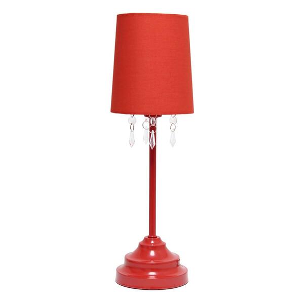 Creekwood Home Oslo 17.2in. Crystal Droplet Table Lamp - image 