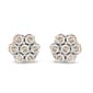 Diamond Classics(tm) 10kt. Diamond Floral Stud Earrings - image 1