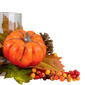 Northlight Seasonal 10in. Pumpkin Fall Tealight Candle Holder - image 3
