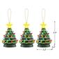 Mr. Christmas 3pc. Nostalgic Ceramic Tree Ornaments - image 3
