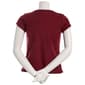 Juniors Madden Girl Cap Sleeve Plush Waffle Henley Top - Tawny - image 3