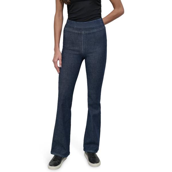 Womens DKNY Essential High Rise Pull On Flare Jeggings - image 