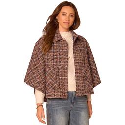 Womens Democracy Wide Cllr Pld Caplet W/Patch Pockets