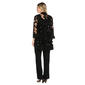 Womens R&M Richards Floral Velvet Burnout 3pc. Pant Set - image 2