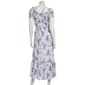Juniors Angie Floral Puff Sleeve Gauze Peasant Maxi Dress - image 3