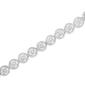 Diamond Classics&#8482; 1/4ctw. Diamond Circle Frame Tennis Bracelet - image 4