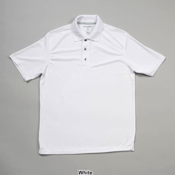 Mens Cross &amp; Winsor Rice Stitch Polo