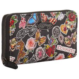 Womens Ed Hardy Renata Zip-Around Wallet