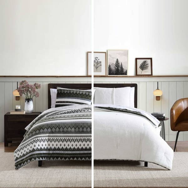 Eddie Bauer Shelton Fair Isle Reversible Comforter-Sham Set