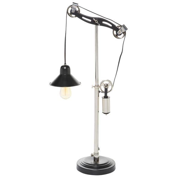 9th & Pike&#40;R&#41; Black Metal Industrial Floor Lamp