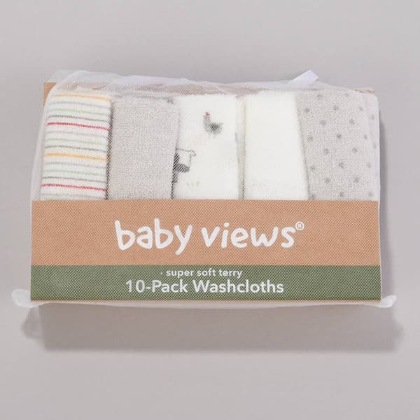 baby views(R) 10pk. Farm Washcloths - image 